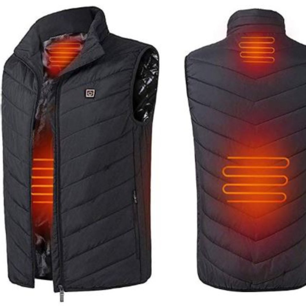 Lightweight Heated Electric Vest - Black - Men's Small